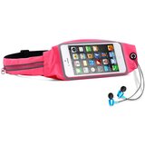Cadorabo športna torba fanny pack z žepom za steklenico in žepom za mobilni telefon v zmajevo sadje roza - nastavljiva dolžina pasne torbe za mobilni telefon in zapiranje z zadrgo, (20562841) Cene