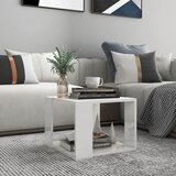 The Living Store Klubska mizica visok sijaj bela 40x40x30 cm konstruiran les - Klubska Mizica, (21662859) | Shoptok.si