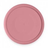 Petite&Mars silikonski okrugli tanjur s odjeljcima i vakuumom 6 m+ Take&Match, Dusty Rose | shoptok.hr