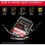 San Disk SDXC 512GB Extreme Pro 200MB/s V30 UHS-I Class10 U3 V30 | Eponuda.com