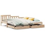  Dnevni krevet na razvlačenje s ladicama bez madraca 80x200 cm | shoptok.hr