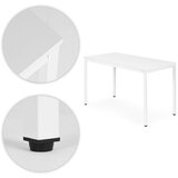 Modern Home stol za kuhinju i blagovaonicu za 4–5 osoba / računalni stol 120 × 60 cm – bijeli | shoptok.hr