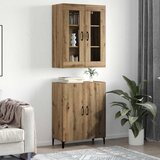  Highboard 2 pcs Umjetnički hrast Konstruirano drvo | Eponuda.ba