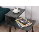Hanah home Cross - Anthracite nočna omarica, (20784387) | Shoptok.si