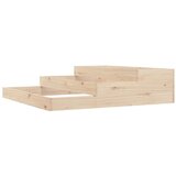  Visoka greda 107x107x27 cm trdna borovina | Shoptok.si