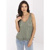 Italy Moda Blouse-MI-BZ-8823.73-khaki | Shoptok.si