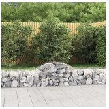  Lučne gabionske košare 10 kom 200x50x40/60 cm pocinčano željezo | shoptok.hr