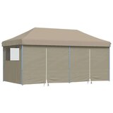 Šator za zabavu na sklapanje Sivo-smeđa 580 x 292 x 315 cm | shoptok.hr
