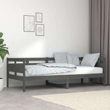  Dnevna postelja siva trdna borovina 90x200 cm, (20648387) Cene