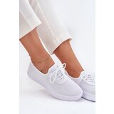 Boto Women White Fabric Slip-On Sports Shoes on Platform Kalyra | shoptok.hr