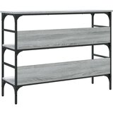 vidaXL klubska mizica siva sonoma 100x32x75 cm inženirski les | Shoptok.si