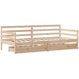 vidaXL Dnevni krevet s ladicama bez madraca 90x200 cm masivno drvo | shoptok.hr