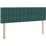  Krevet S LED lampica s pohranom Tamnozelena 140 x 190 cm Baršun | shoptok.hr