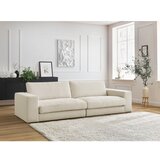 Bobochic Paris Bež sedežna garnitura iz rebrastega žameta 274 cm Leonard – | Shoptok.si