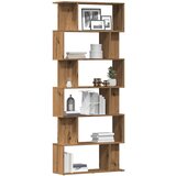 vidaXL Knjižna omara artisan hrast 80x24x192 cm inženirski les Cene