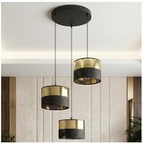  visilica na sajli lux 3xE27/15W/230V crna/zlatna | Eponuda.com