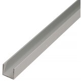 MM Aluminijasti U profil Stabilit (2.000 x 25 x 25 mm, debelina: 2 mm, eloksiran aluminij) Cene