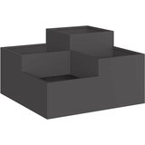  Vrtna saksija Crna 80 x 80 x 48 cm Čelik | shoptok.hr