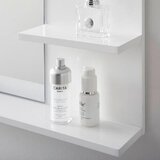 Bessagi Home Omara Z Ogledalom Tia, Bela | Shoptok.si