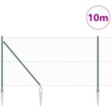 vidaXL Heksagonalna ograja Zelena 1.2x10 m Jeklo | Shoptok.si
