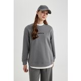 Defacto regular Fit Crew Neck Printed Long Sleeve Sweatshirt Tunic | ePonuda.com