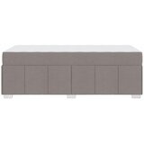 Krevetna konstrukcija Sivo-smeđa 120 x 190 cm tkanina | shoptok.hr
