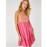 Koton Mini Dress with Crochet Detail, Ruffles and Straps | Shoptok.si