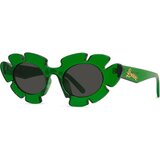 Loewe Curvy Green Cat Eye Sunglasses ONE SIZE (47) Zelena/Siva Cene