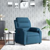  Naslanjač moder žamet | Shoptok.si