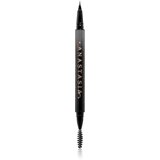 Anastasia Beverly Hills MicroStroke Brow Pen tekoče črtalo za obrvi s krtačko odtenek Medium Brown 0.5 ml Cene