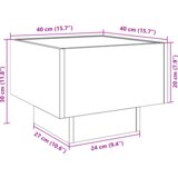 vidaXL Omarica za shranjevanje artisan hrast 40 x 40 x 30 cm | Shoptok.si