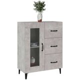  Komoda betonsko siva 69,5x34x90 cm inženirski les, (20654541) | Shoptok.si
