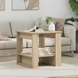  Klubska miza Sonoma hrast 51 x 50 x 50 cm Konstruiran les, (5000120542) | Shoptok.si
