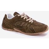 Boto Ladies Sports Shoes Made Of Eco Suede Dark Green Dorella | Shoptok.si