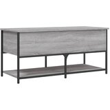  The Living Store Klop za shranjevanje siva sonoma 100x42,5x47 cm inženirski les - Klop Za Shranjevanje, (21442517) | Shoptok.si