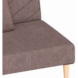  Kavč dvosed z ležiščem in dvema blazinama taupe blago, (21749687) | Shoptok.si
