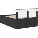  Krevetna konstrukcija Crna 120 x 190 cm Konstruirano drvo | shoptok.hr