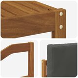  Set vanjskih sofa 6 kom. Prirodna i antracit | shoptok.hr