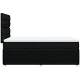  Krevet s oprugama i madracem crni 100 x 200 cm od tkanine | shoptok.hr