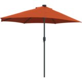 vidaXL Vrtni dežnik Terakota 294 x 150 x 224 cm blago | Shoptok.si