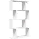 Pregrada za sobe s 4 etaže, bijela, 70x24x129 cm, od inženjerskog drva | Eponuda.com