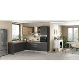 Marinelli Cucine Montažna kutna kuhinja Ametista (Š x D: 250 x 225 cm, Antracit/orah, S električnim uređajima, Sudoper na lijevoj strani) | shoptok.hr