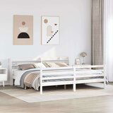 vidaXL Okvir kreveta s uzglavljem bez madraca bijeli 180x200 cm | shoptok.hr