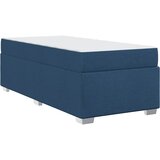  Krevetna konstrukcija s madracem Plava 90 x 200 cm tkanina | shoptok.hr