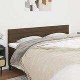  Uzglavlja tamnosmeđa 160x5x78/88 cm od tkanine | shoptok.hr