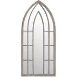  Vrtno ogledalo boja pijeska 70x30 cm željezno vanjska upotreba | shoptok.hr
