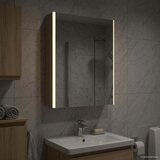  Kupaonski ormar s ogledalom Sonoma hrast 53,5 x 15,5 x 70 cm | shoptok.hr