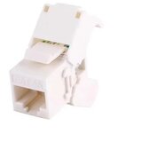 MODUL RJ-45 UTP kat. 6A - GHMT sertifikat, 500MHz - 10GbE, kabl se spaja bez alata, 10GBASE-T / 2.5GBASE-T / 1000BASE-T, T568A/B, bela / crna / plava / zelena / crvena boja (NA-2620K-8-C6A) | Eponuda.com