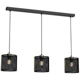  Luster na sajli KAGA 3xE27/60W/230V crna/zlatna | Eponuda.com