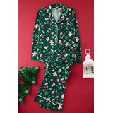 TRENDYOLMILLA Ženski set pidžame Thmaw24Pt00051, Zeleni | Eponuda.com